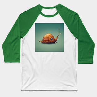 Cartoon of a snail Baseball T-Shirt